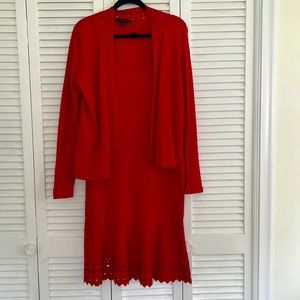 Ann Taylor 2 pc. Set I color red